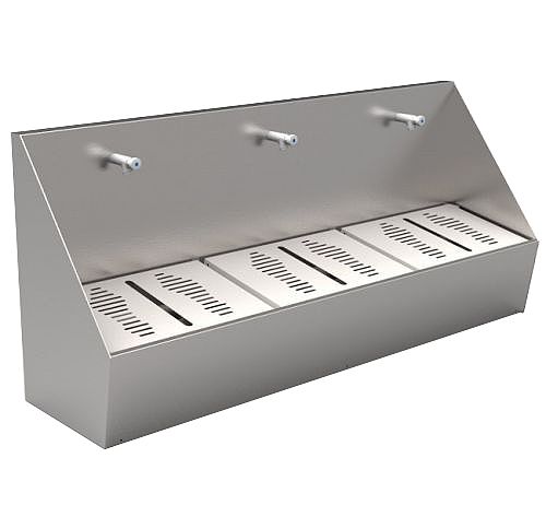 Triple Wudu Foot Wash Trough image