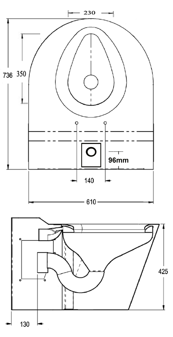 image of bariatric toilet sizes