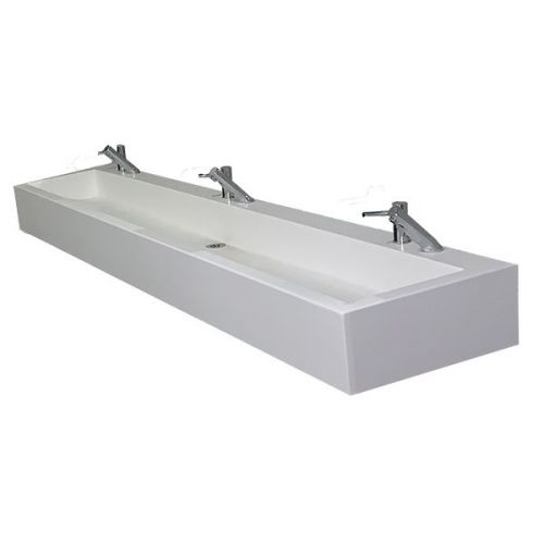 Angled Base Corian Wash Trough image