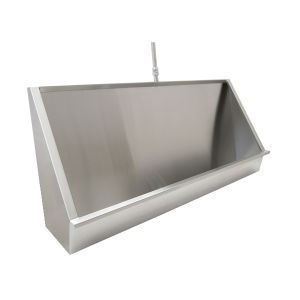How to install, maintain and clean a stainless steel urinal image