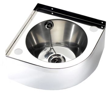 Stainless Steel Corner Wash Basin image