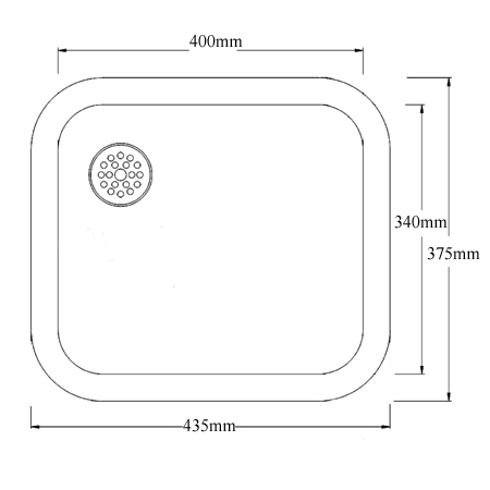dentist sink dimensions