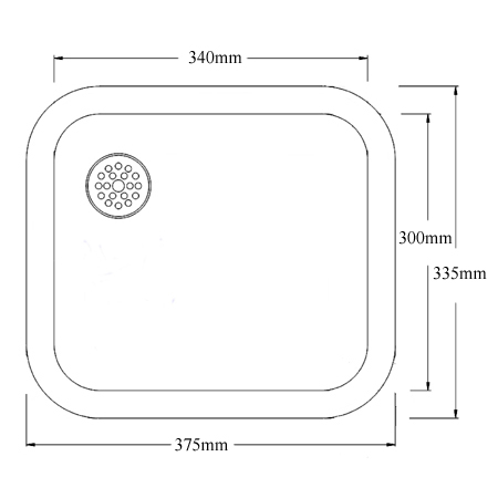 dental sink dimensions