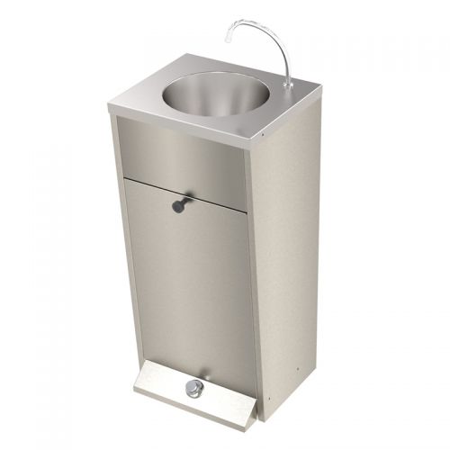 Foot Operated Shrouded Wash Basin image