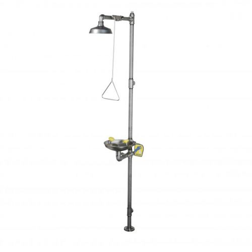 Freestanding Combination Shower In Stainless Steel image