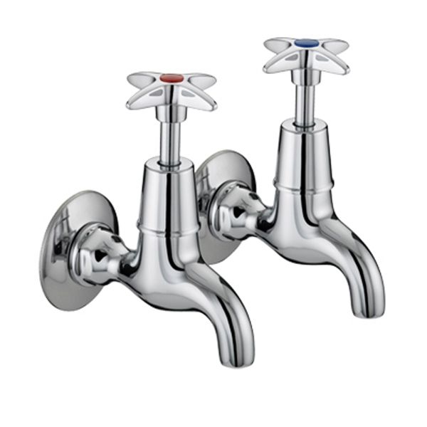 Cross Head Wall Mounted Bib Taps