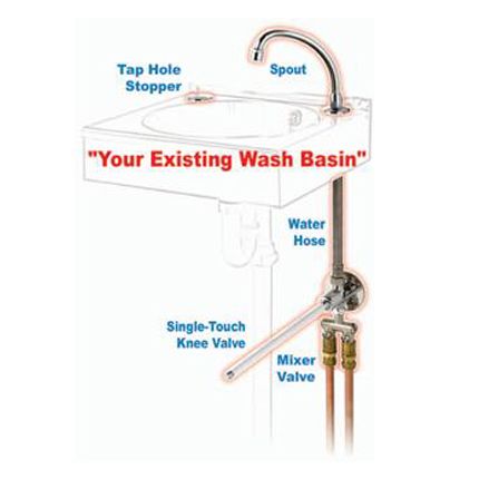 Basin Hands Free Conversion Kit