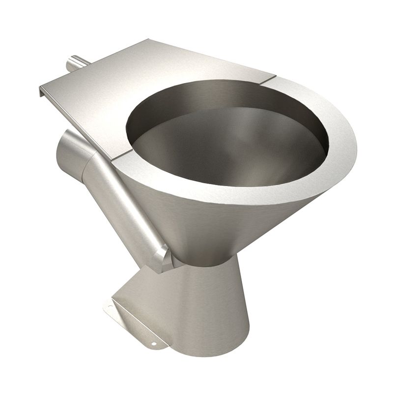 Stainless Steel Pedestal Toilet