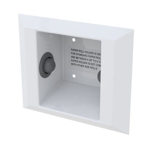Ligature Resistant Recessed Toilet Roll Holder