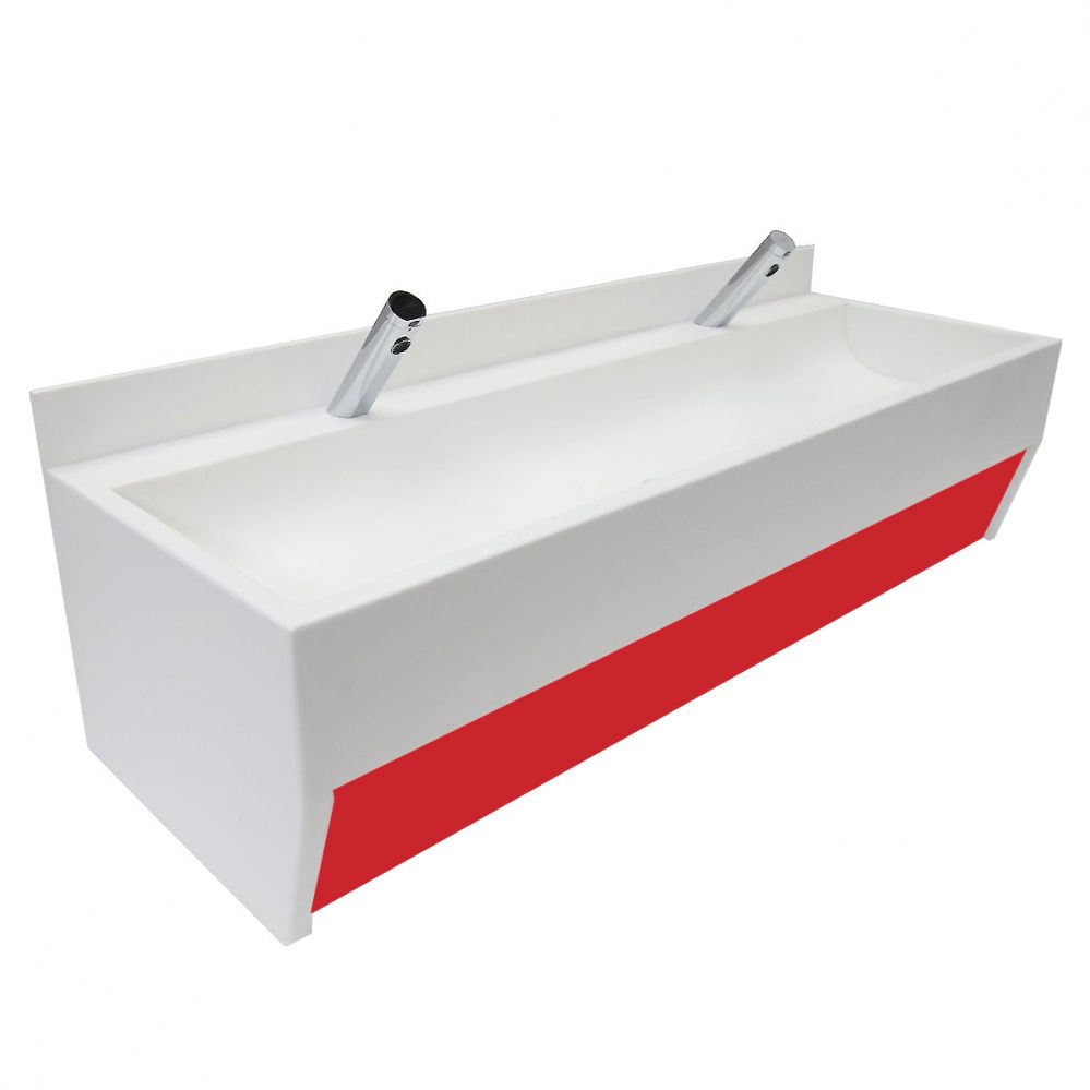 Wall Mounted Solid Surface Wash Trough
