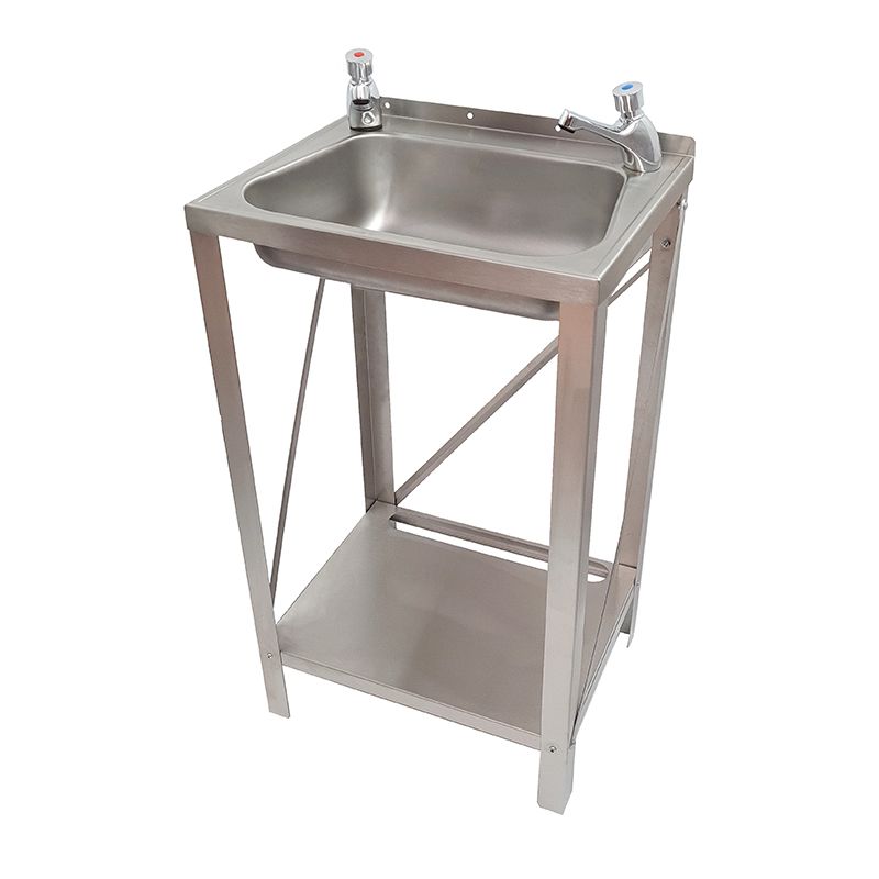 Stainless Steel Freestanding Wash Basin On Frame