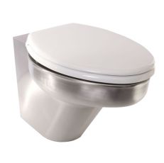 stainless steel back to wall toilet