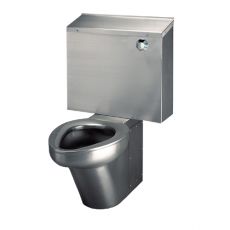 close coupled steel toilet