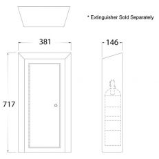 ligature resistant fire extinguisher cabinet