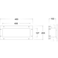 ligature resistant recessed shelf
