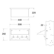 ligature resistant shelf and coat hooks