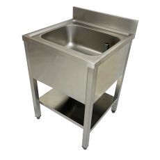 single bowl catering sink on stand