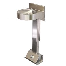 hands free foot operated drinking fountain
