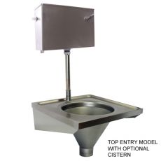 slop hopper with cistern model DU sluice sink