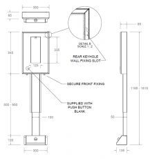 foot operated water bottle filling station