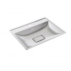 inset polished basin