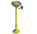 stainless steel pedestal eyewash unit