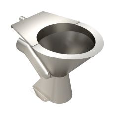 stainless steel pedestal p trap wc pan