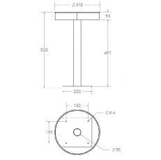wudu stool dimensions