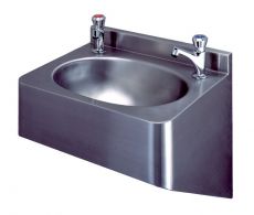 stainless steel security wash hand basin