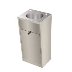 floor standing shrouded hand wash basin