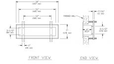 recessed shelf dimensions