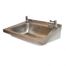 hand wash basi with lever taps