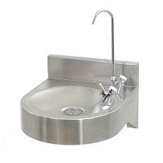 drinking fountain combined with bottle filler