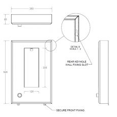 surface mounted bottle filler dimensions