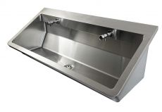 splashback style hand wash trough