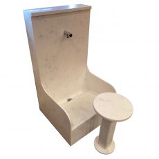 solid surface wudu foot wash trough