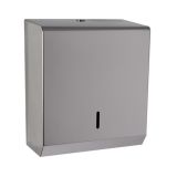 polished stainless steel paper towel dispenser