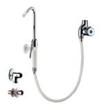 bed pan cleaner with sprayhead and hose