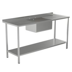 double drainer catering sink