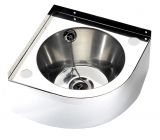 stainless steel corner wash basin