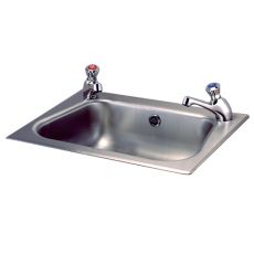 stainless steel inset wash basin