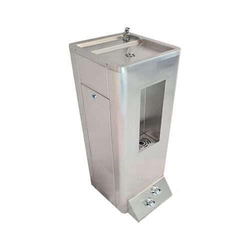 Foot Op Junior Height Bottle Filler & Drinking Fountain image