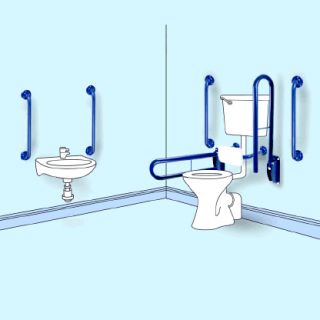 Stainless Steel Peninsular Grab Rail Pack image