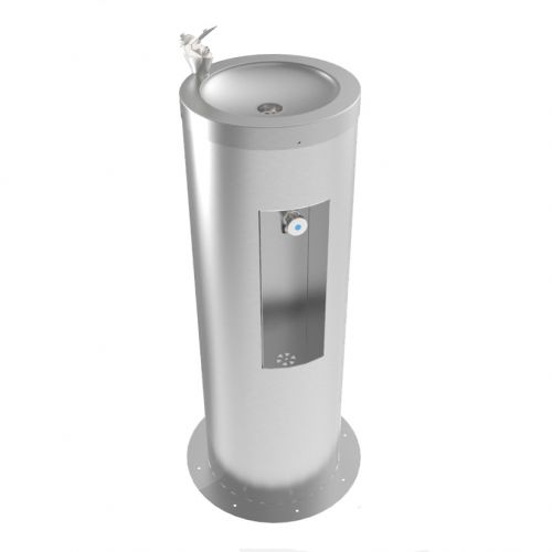 Rounded Combined Drinking Fountain and Bottle Filler image