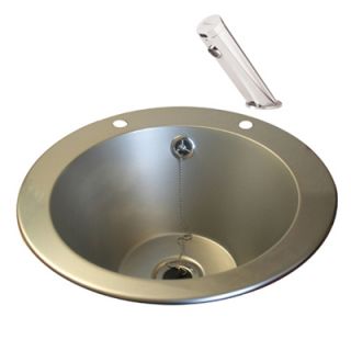 Stainless Steel Inset Wash Basin With Sensor Tap image