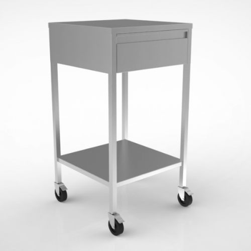 Stainless Steel Single Drawer Trolley image