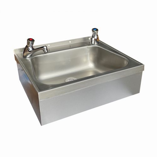 Stainless Steel Wash Basin With Apron Support image